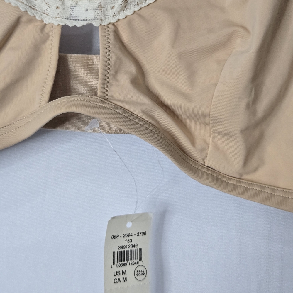 NWT Aerie Tan Lace Trim Bra Size Medium - Picture 4 of 7